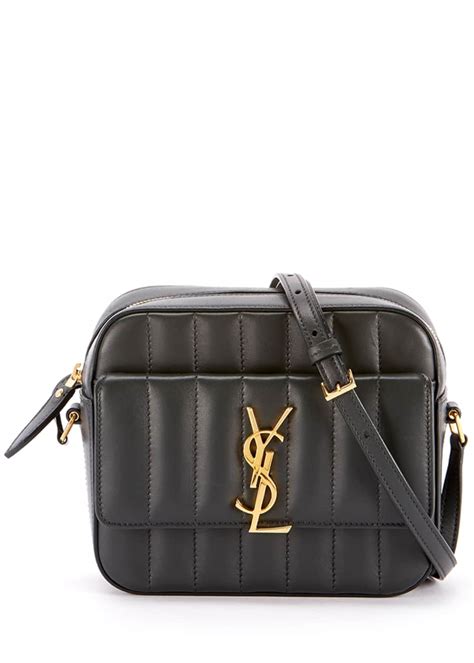 Saint Laurent Vicky Medium YSL Monogram Quilted Camera Bag